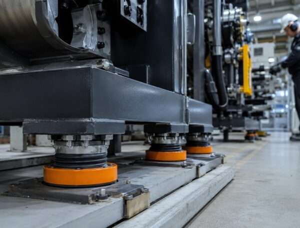 Optymalizacja hałasu w hali produkcyjnej dzięki elementom z elastomerów