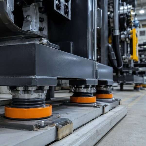 Optymalizacja hałasu w hali produkcyjnej dzięki elementom z elastomerów